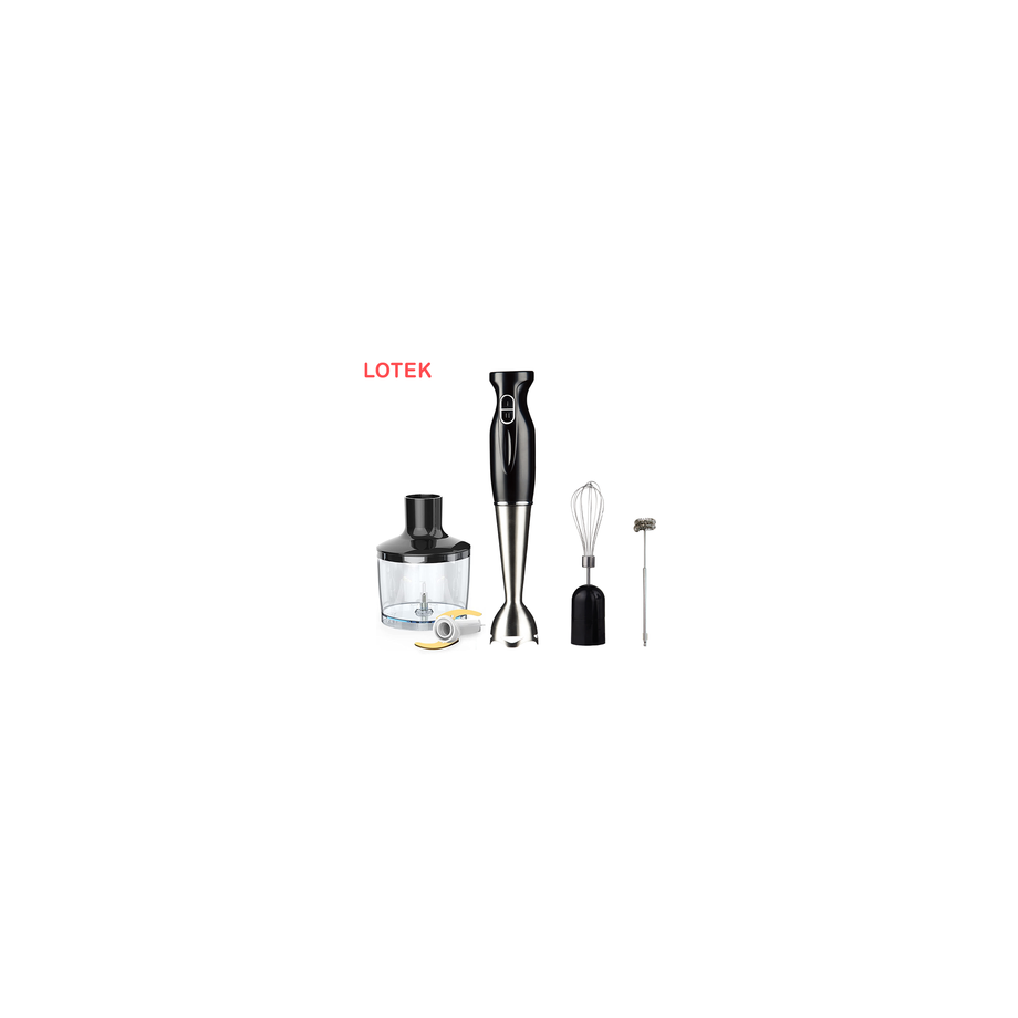 Home Appliance Press 2 Pulse Button Control Electric 300w Hand Blender Set