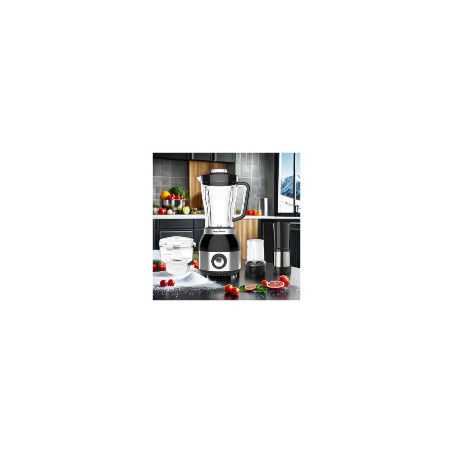Happy Partner 1.8L Electric Food Processor Mixer Multipurpose Household Kitchen Juicer Plastic Vegetable Meat Hotels