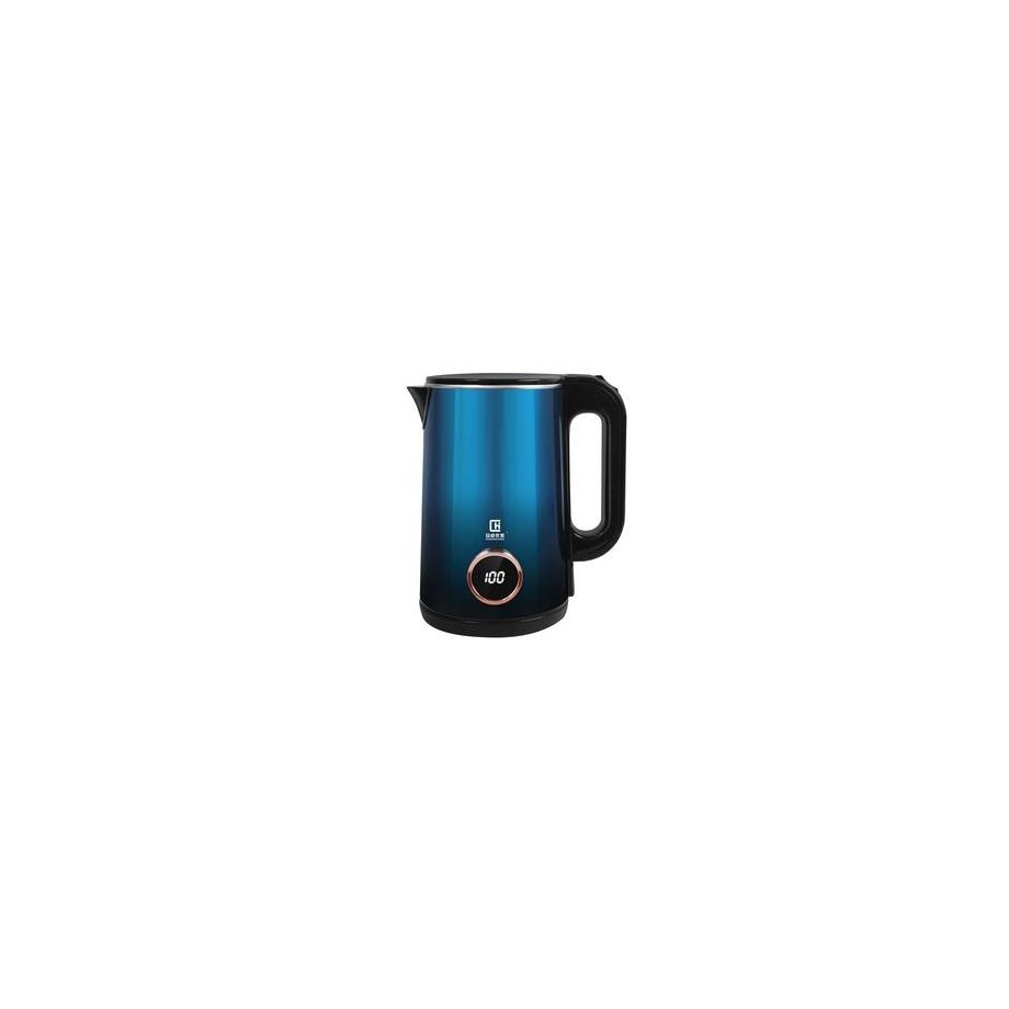 1.5 Liter Double Wall Electric Tea Kettle Hot Water Boiled Electric Digital Kettle